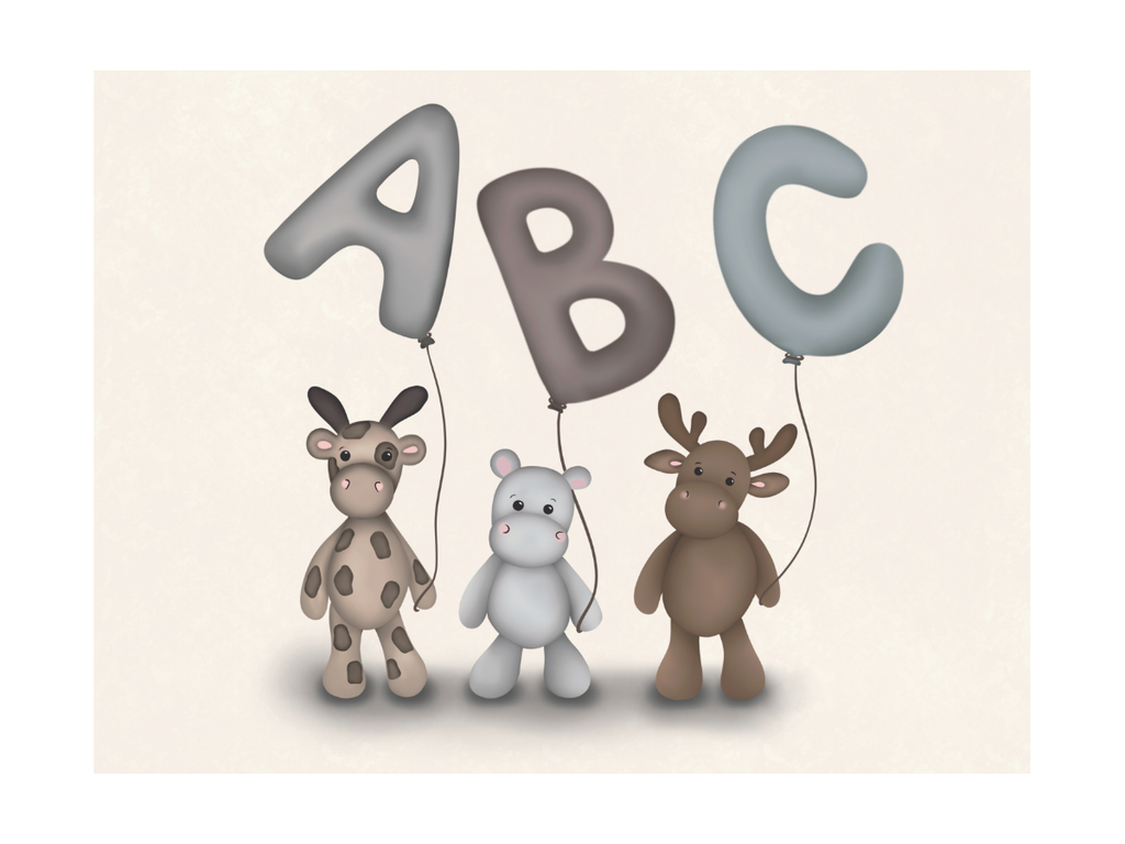 Poster A-B-C Djur