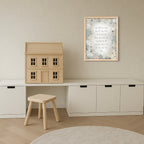 Poster Alfabet Blomster